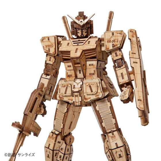 RX-78-2 ガンダム」がエコな竹製素材で立体化！工具や接着剤を使わず