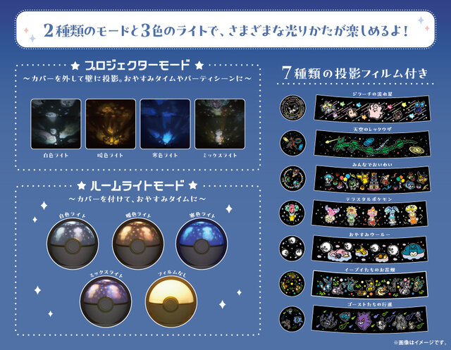 モンスターボール型の「ルームプロジェクターライト」がかわいすぎる
