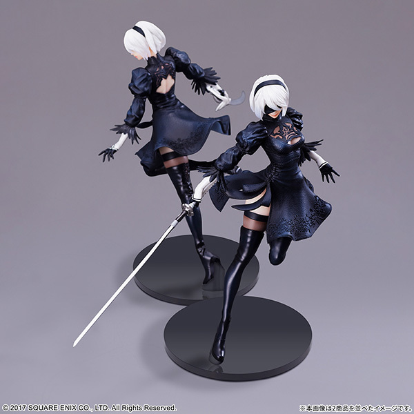 スラリと伸びた美脚…！『ニーア オートマタ』より2BがゴーグルON/OFF2