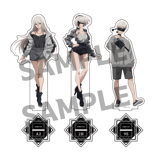 現代風ファッションな「2B」も素敵！アニメ「ニーア オートマタ」の