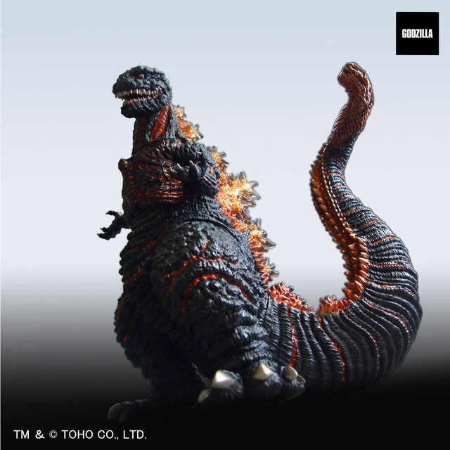 全高34cm超えのビッグサイズ！燃え盛るような「ゴジラ（2016）」が怪獣