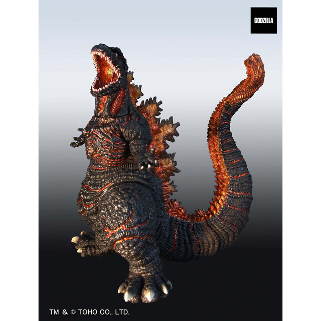 全高34cm超えのビッグサイズ！燃え盛るような「ゴジラ（2016）」が怪獣