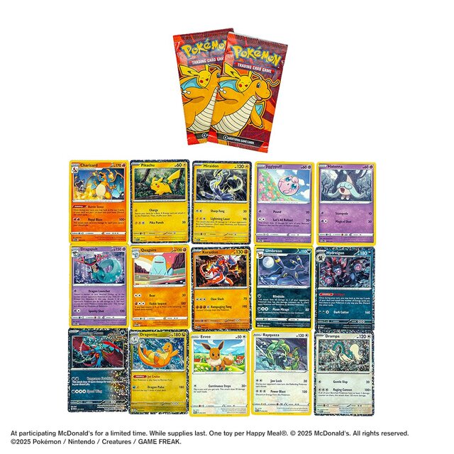 羨ましい…！米国で『ポケカ』×「マクドナルド」コラボ開催―ハッピー