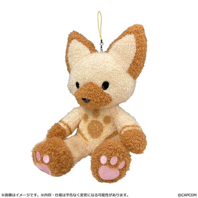 モンハンワイルズ』のチャーム「アイルーテディ」が、優しい手触りの