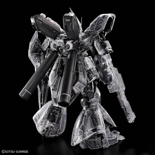 逆シャア「νガンダム」「サザビー」がメカニカルクリアでMGガンプラ化