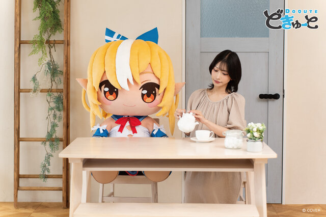 ホロライブ」兎田ぺこら、宝鐘マリンら4人の超特大ぬいぐるみ「どきゅ
