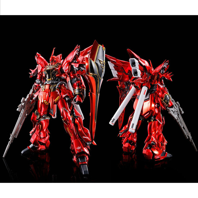 スペシャルコーティングのRGガンプラ「サザビー」「シナンジュ」や