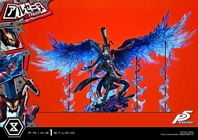 約21万円の豪華仕様！『ペルソナ5』より「アルセーヌ」が立体化―全幅