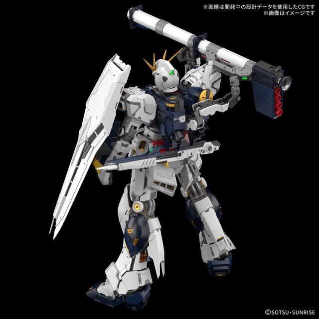 究極のガンプラ「PG UNLEASHED 1/60 νガンダム」パッケージ画像が追加