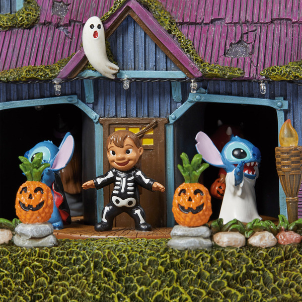 Disney Animated Stitch Halloween House with Lights And Music Same