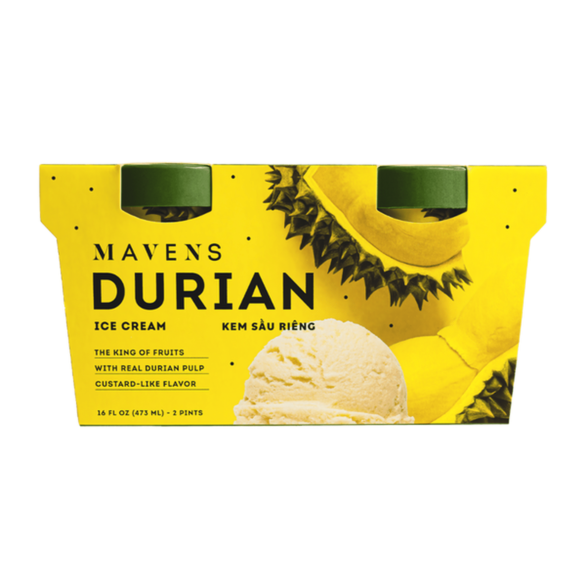 Mavens Creamery Durian Ice Cream Value Pack (16 fl oz) Delivery or