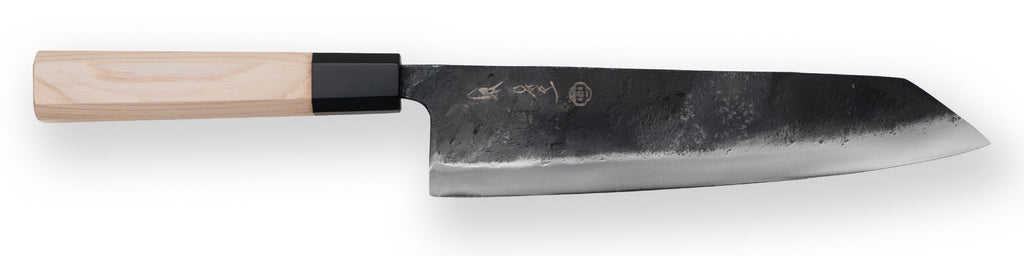 一文字宵青鋼黒打切付和牛刀210mm – 堺一文字光秀