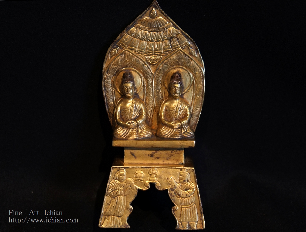 金銅双身如来座像北魏時代太和 5世紀末 :: ichian