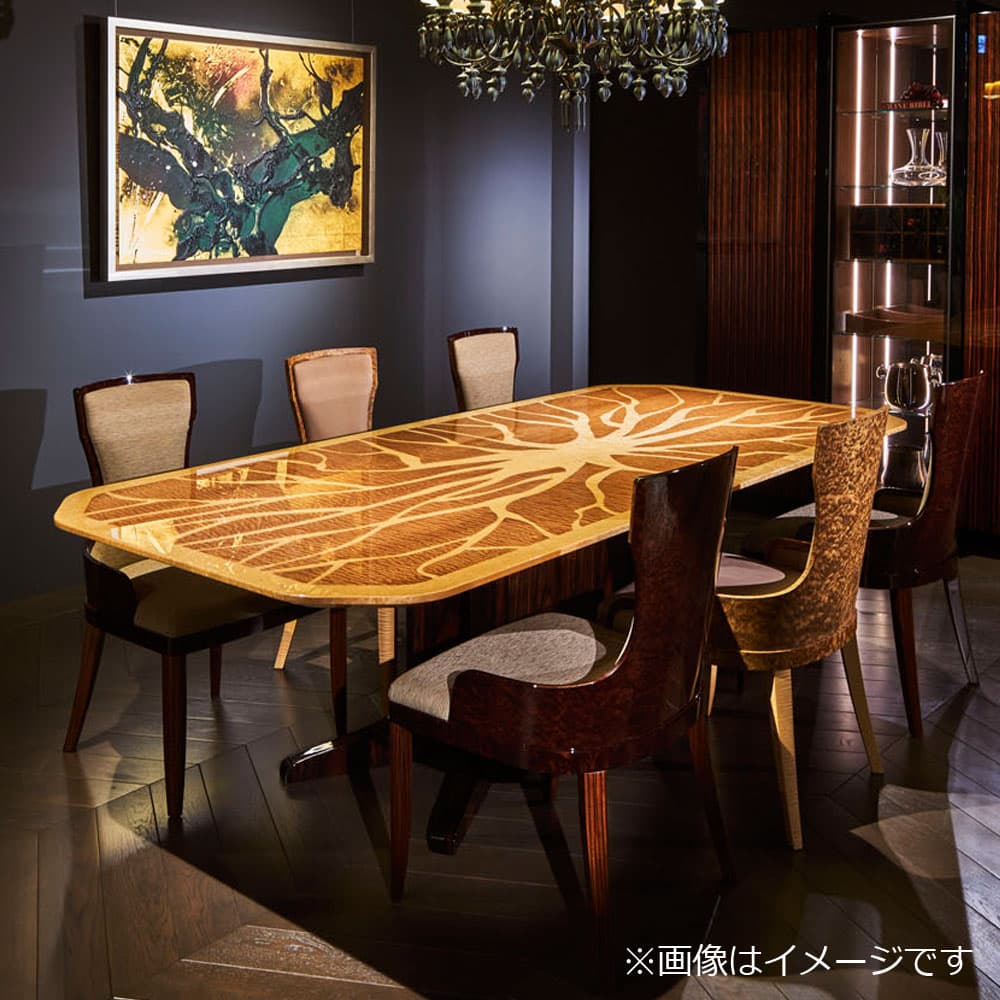 ダイニングテーブル「Taiju タイジュ」幅200cm バーズアイメープル