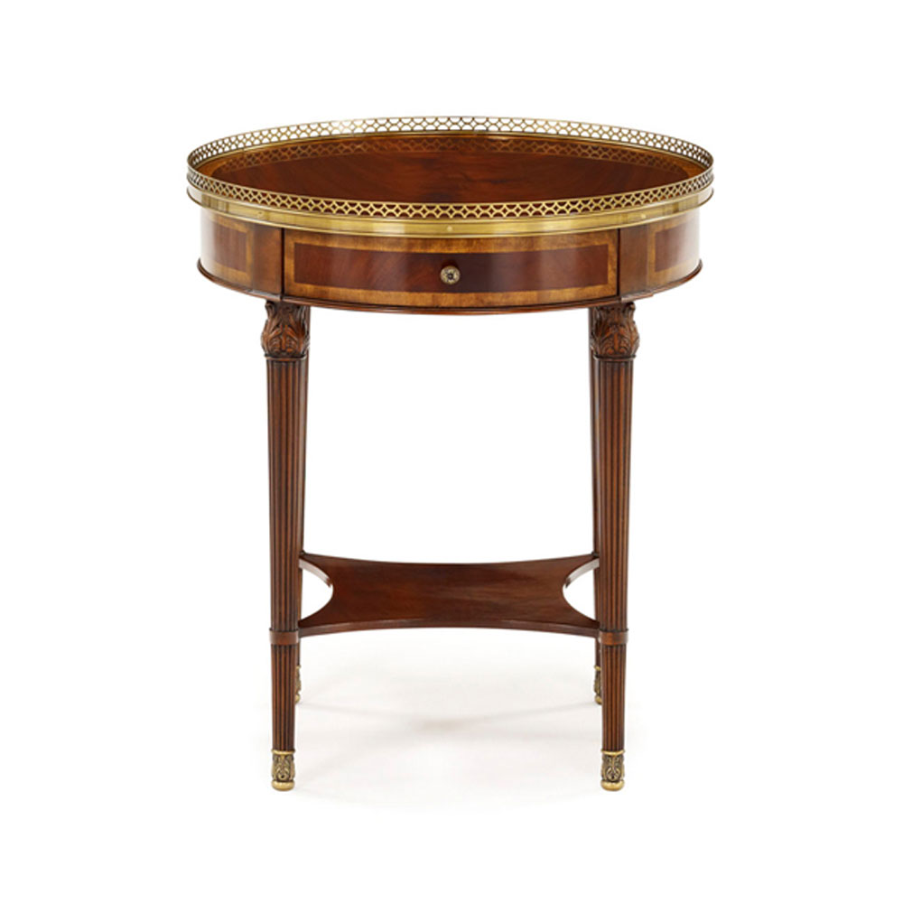 デンマーク家具木製トライアングルサイドテーブル ブラウン SIDE TABLE
