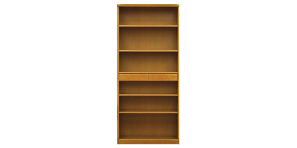 浜本工芸 書棚「No.3600A・No.3608A」オープンタイプ 幅85.1cm 高さ