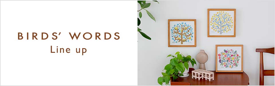 定番品】BIRDS' WORDS グラフィック シャビーリース 30 ナチュラル