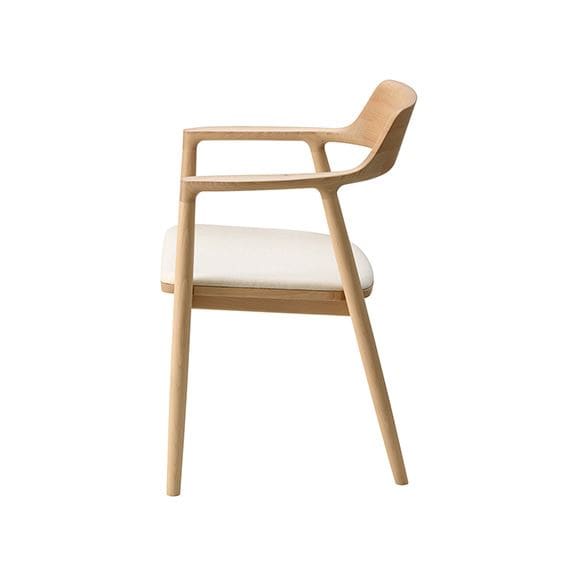 受注生産品】マルニ木工 HIROSHIMA ARM CHAIR Oak Light Gray M05