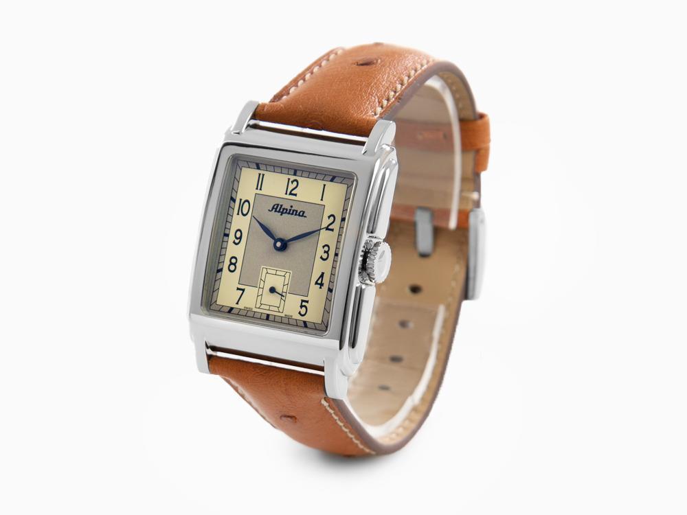 Alpina Alpiner Heritage Carrée Automatic 140 Years Watch, Silver