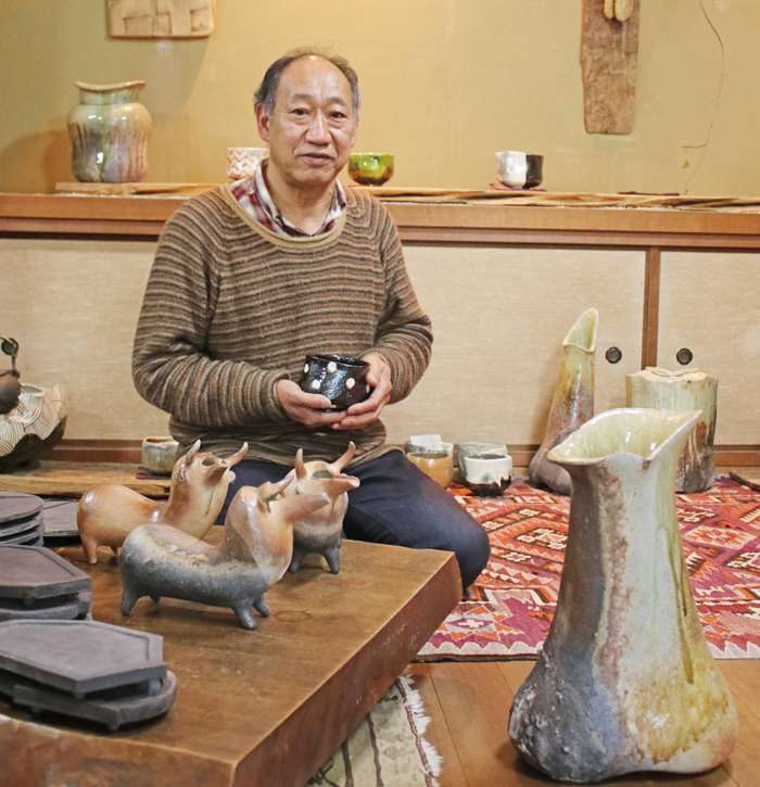 小島憲二さん陶展 楽しみ伝わる器を 堤側庵で4日から | 【伊賀タウン