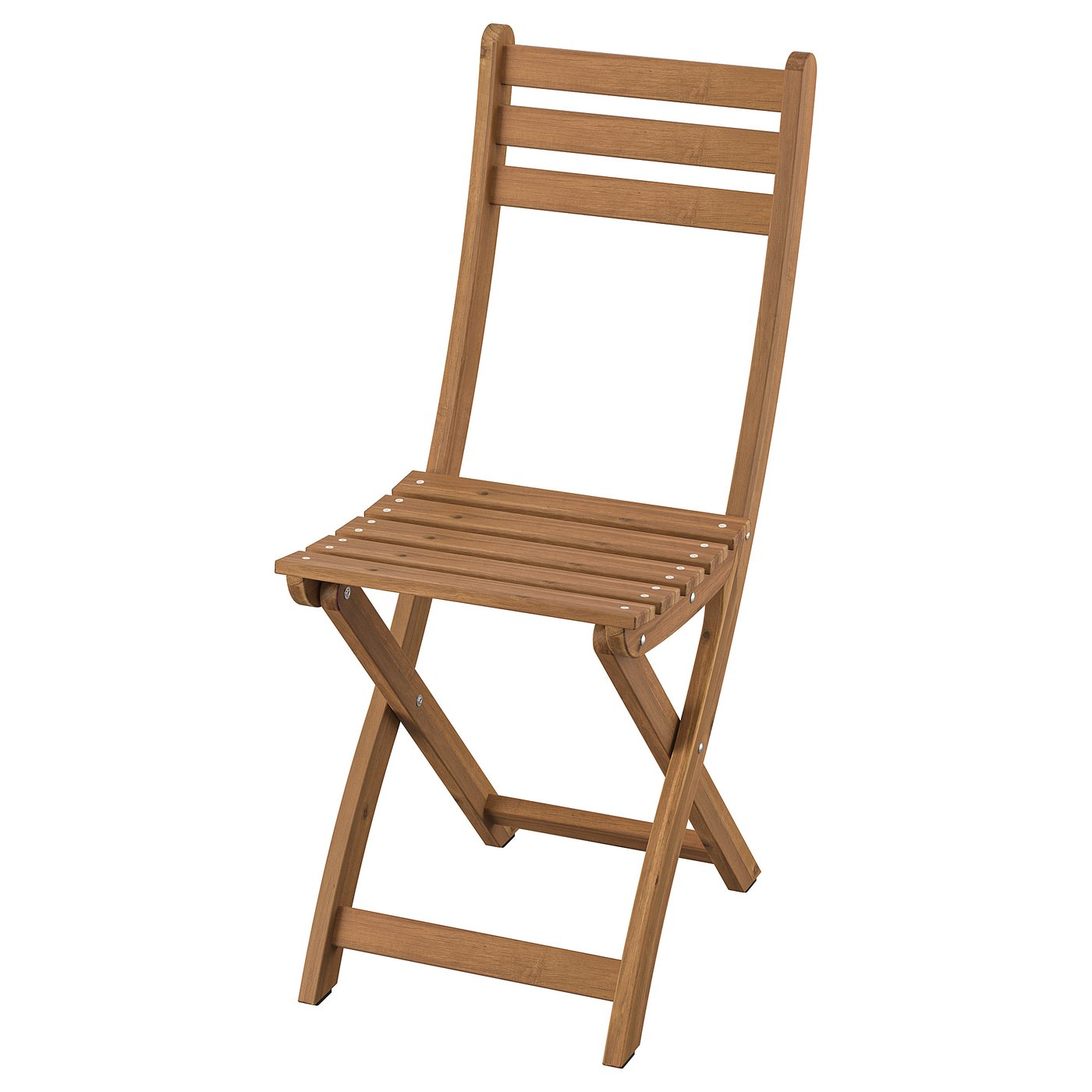 ASKHOLMEN chair, outdoor, foldable dark brown - IKEA CA