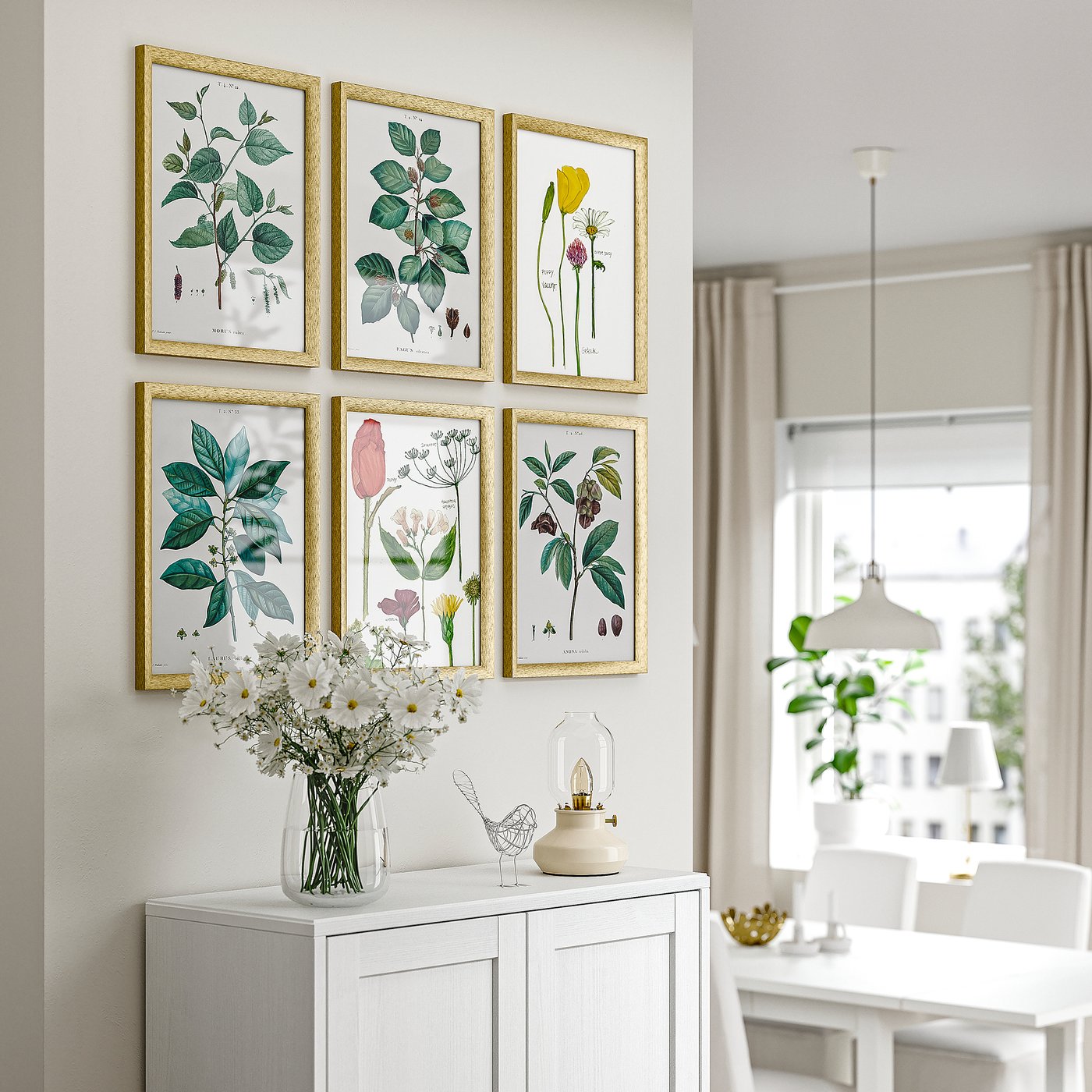 SILVERHÖJDEN frame, gold-colour, 41x51 cm (16x20