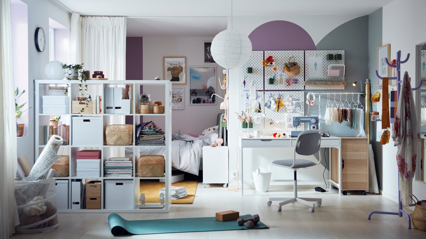 クリエイティブな若者にぴったりのフレキシブルな部屋 - IKEA