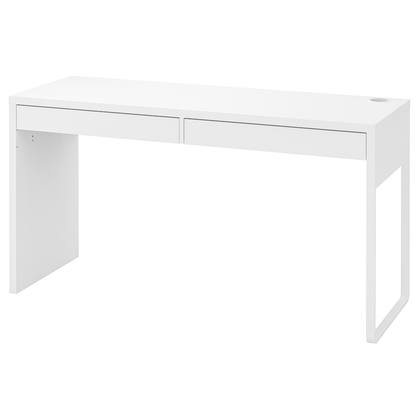 MICKE Desk, white, 142x50 cm - IKEA
