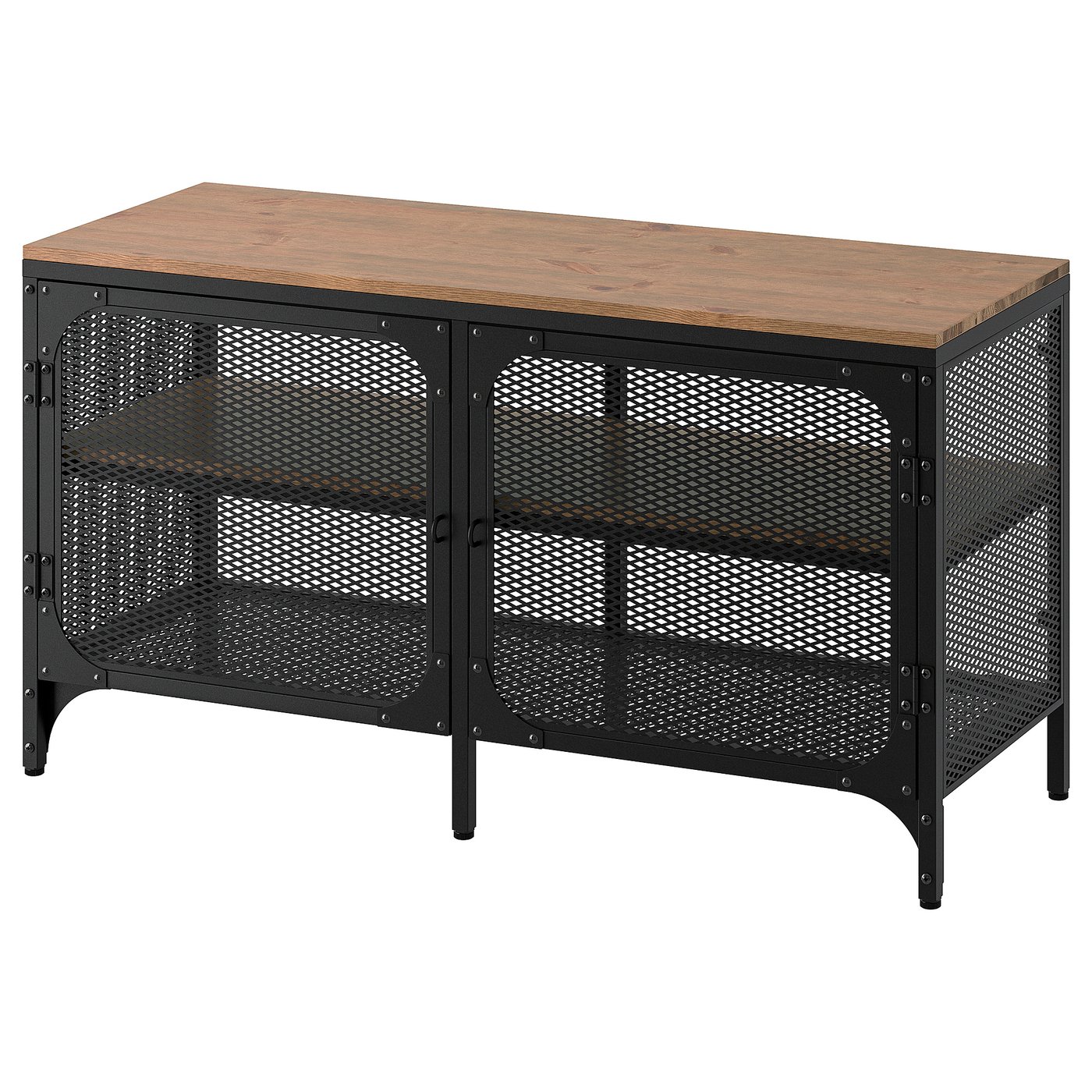 FJÄLLBO フィエルボ テレビ台, ブラック, 100x36x54 cm - IKEA