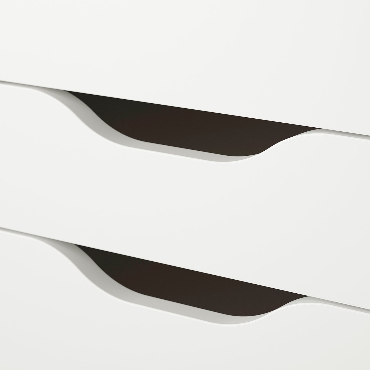 ALEX アレクス 引き出しユニット（引き出し×9）, ホワイト, 36x116 cm