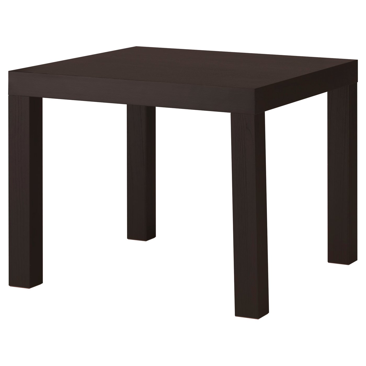 LACK ラック サイドテーブル, ブラックブラウン, 55x55 cm - IKEA