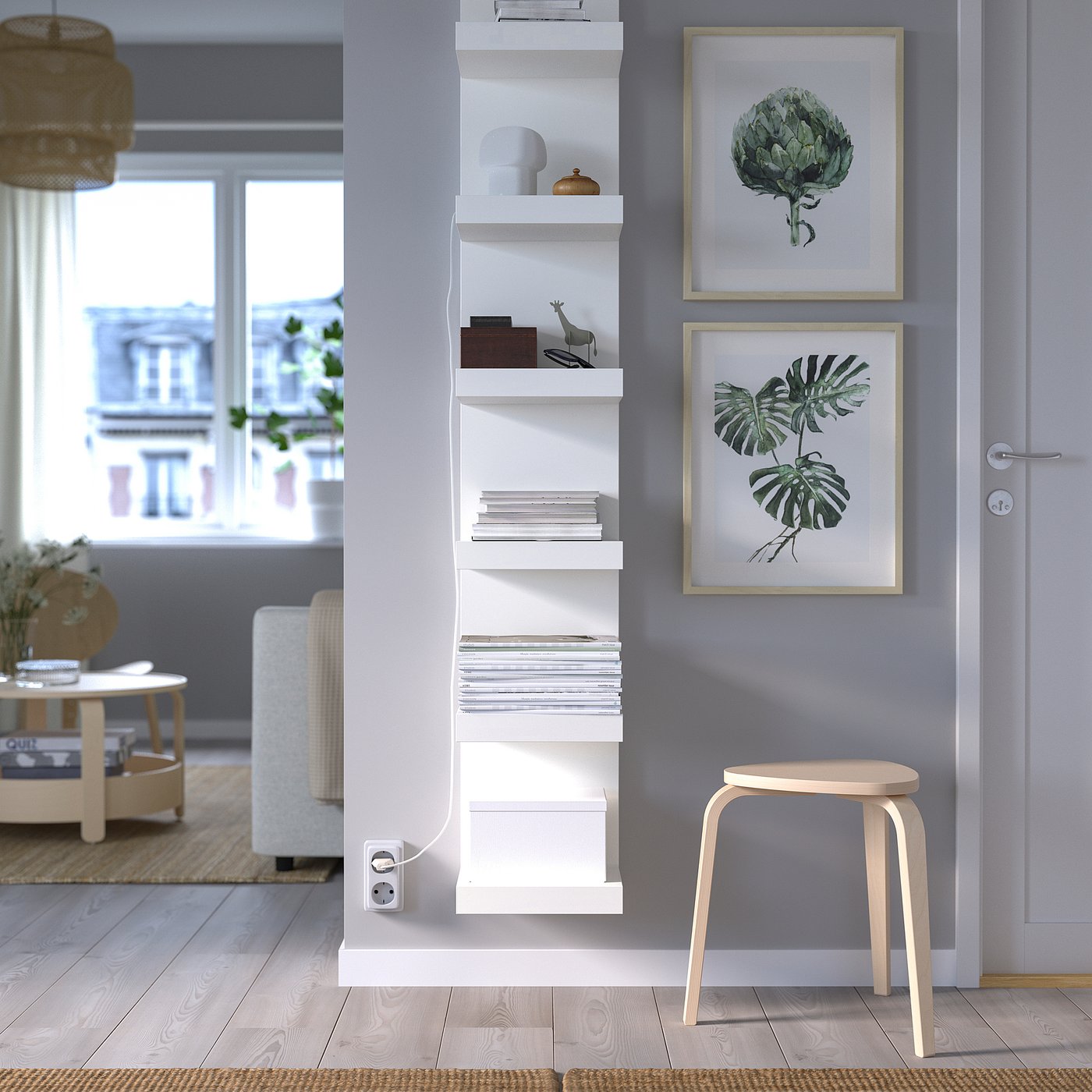 LACK ラック ウォールシェルフユニット, ホワイト, 30x190 cm - IKEA