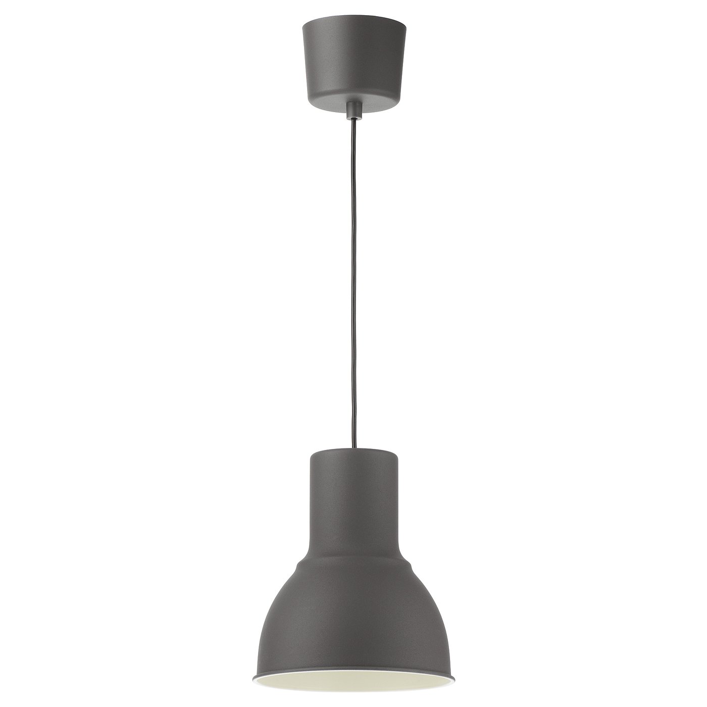 HEKTAR ヘクタル ペンダントランプ, ダークグレー, 22 cm - IKEA