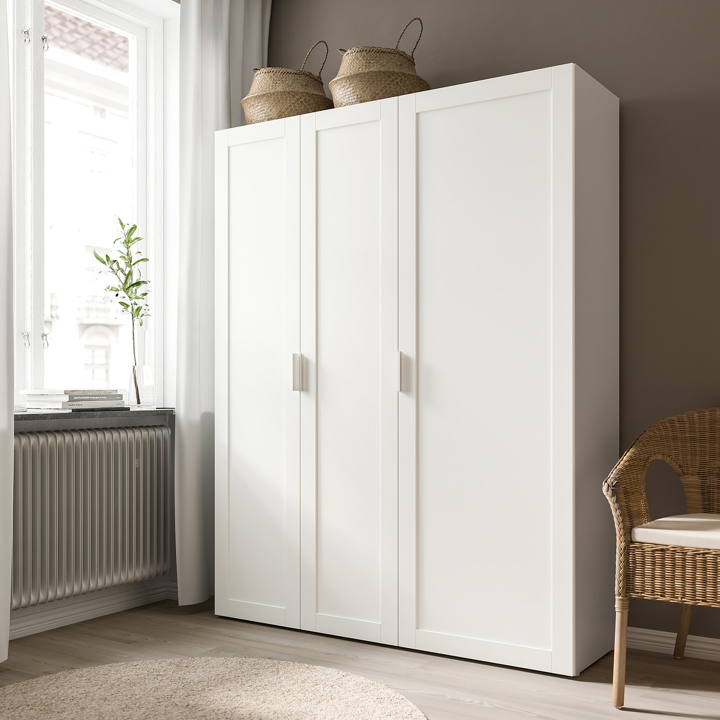 SANNIDAL サンニダール 扉, ホワイト, 40x180 cm - IKEA
