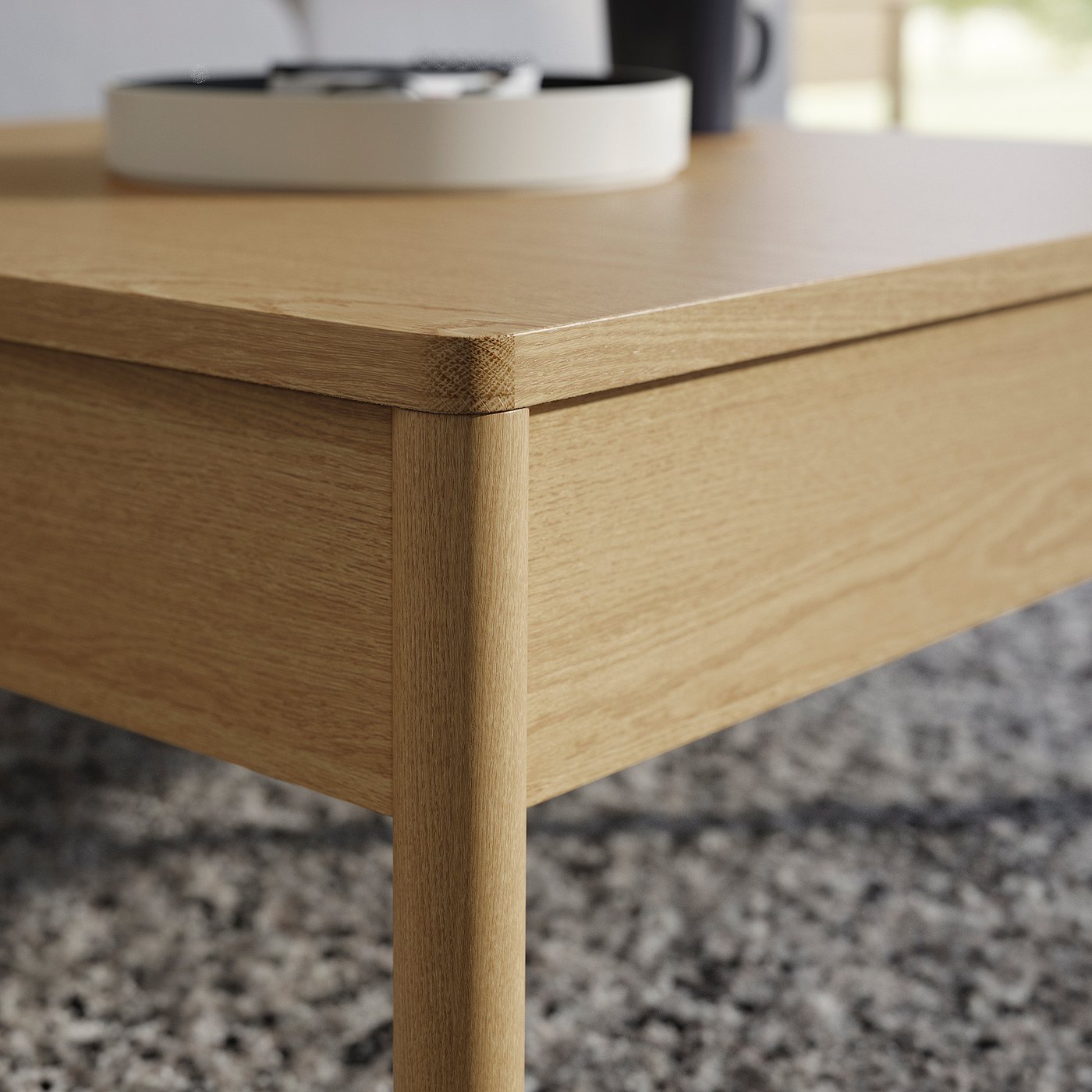 TONSTAD トンスタード コーヒーテーブル, オーク材突き板, 84x82 cm - IKEA