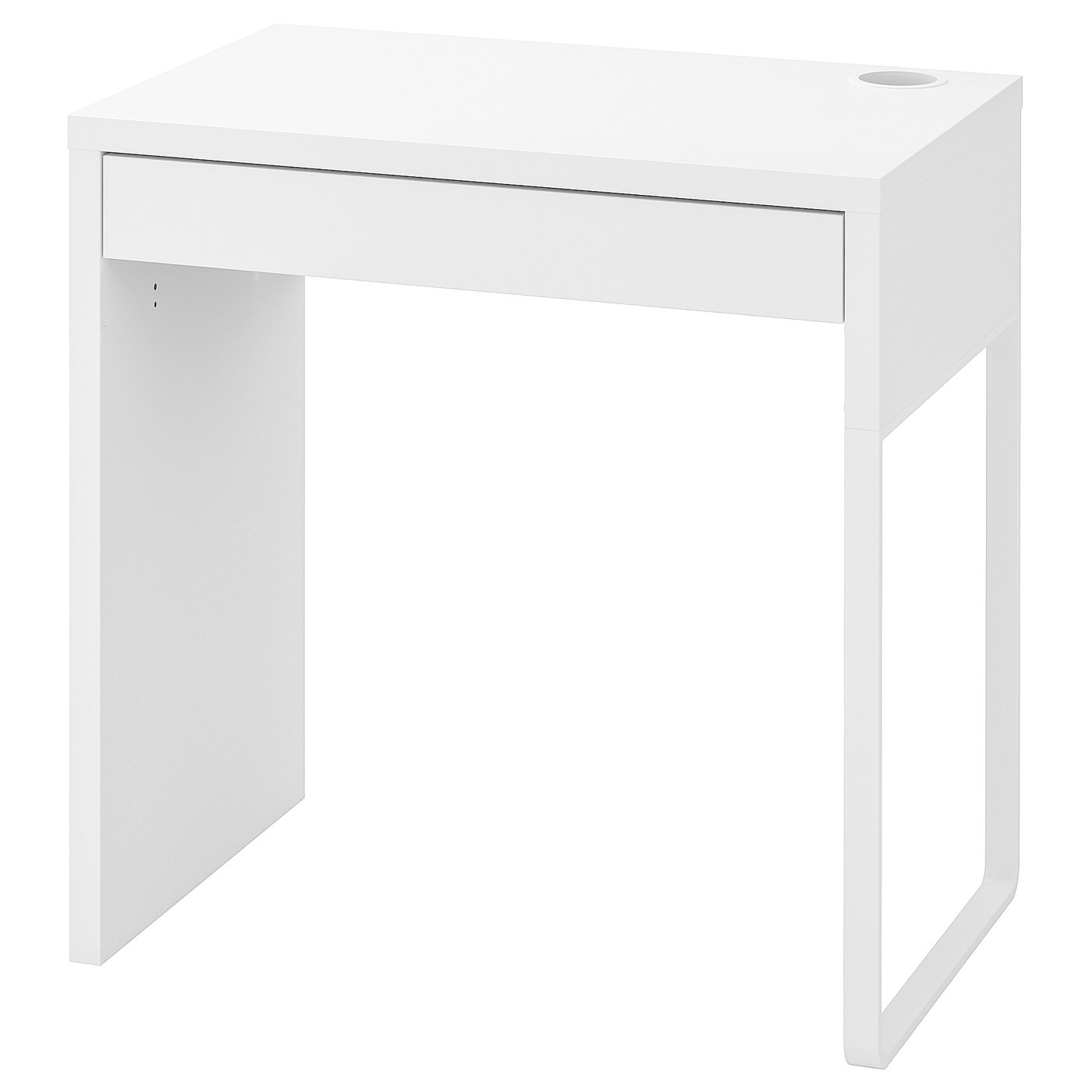 MICKE ミッケ デスク, ホワイト, 73x50 cm - IKEA