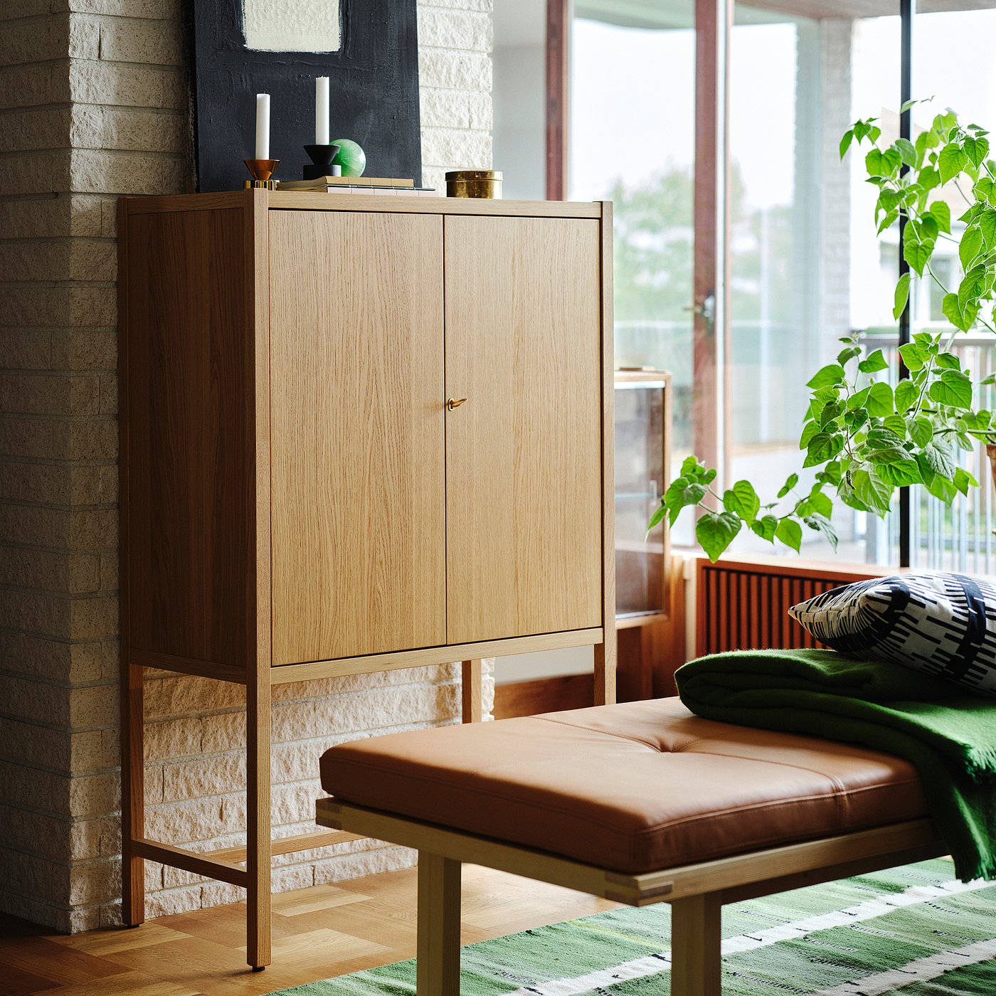 STOCKHOLM 2025 ストックホルム 2025 ベンチ シートパッド付き - IKEA