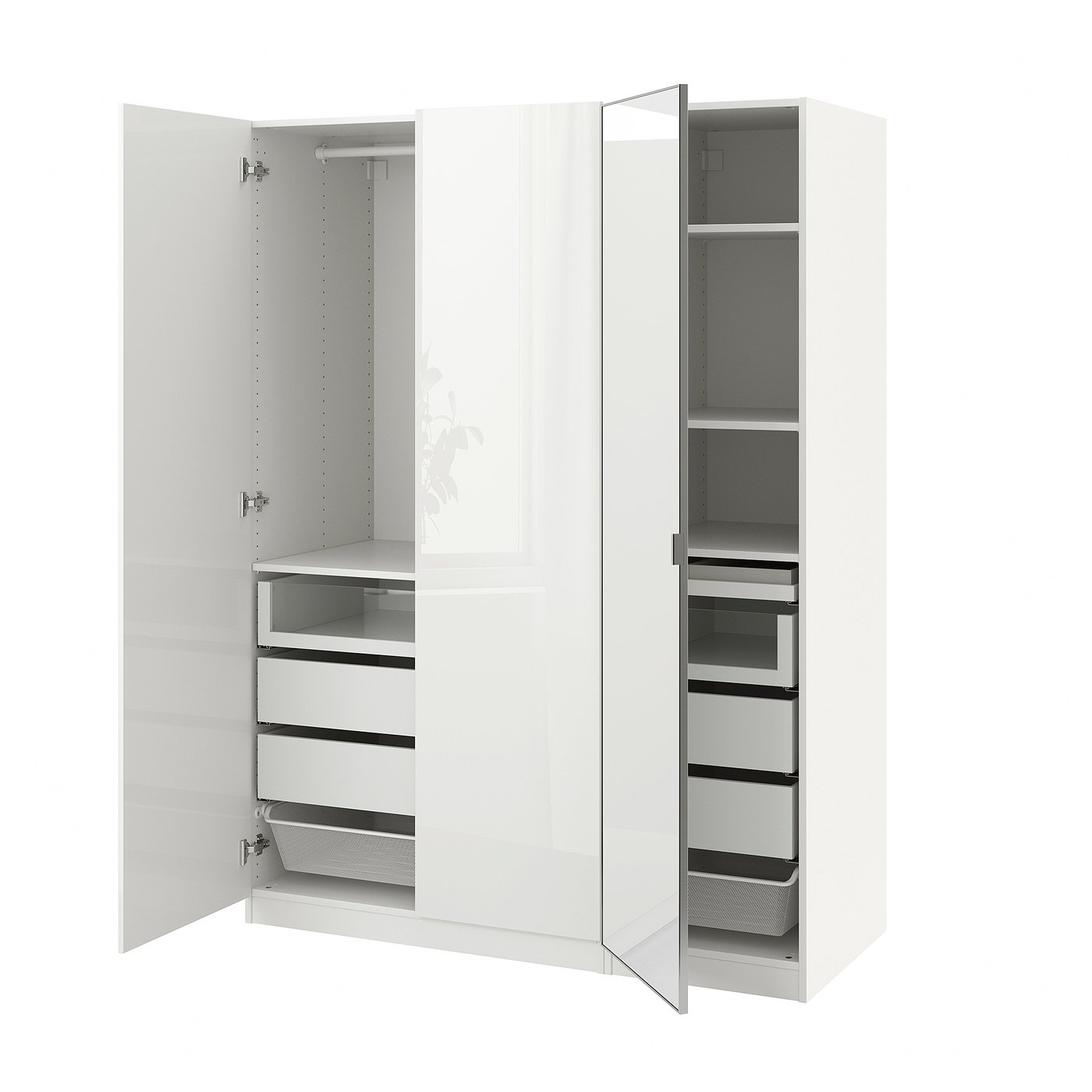 鏡付きワードローブ（ミラー付き収納）の通販 - IKEA