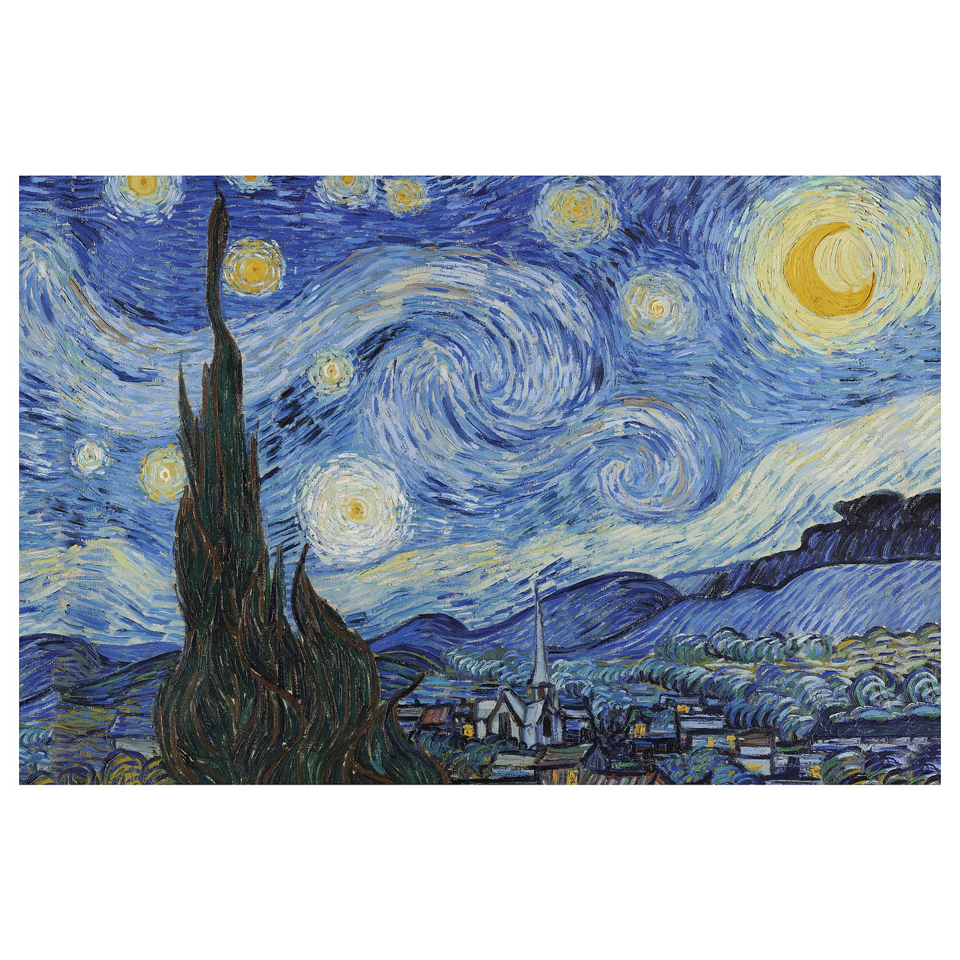 PJÄTTERYD プィエッテリード アート, 星空の夜、1889年6月, 118x78 cm