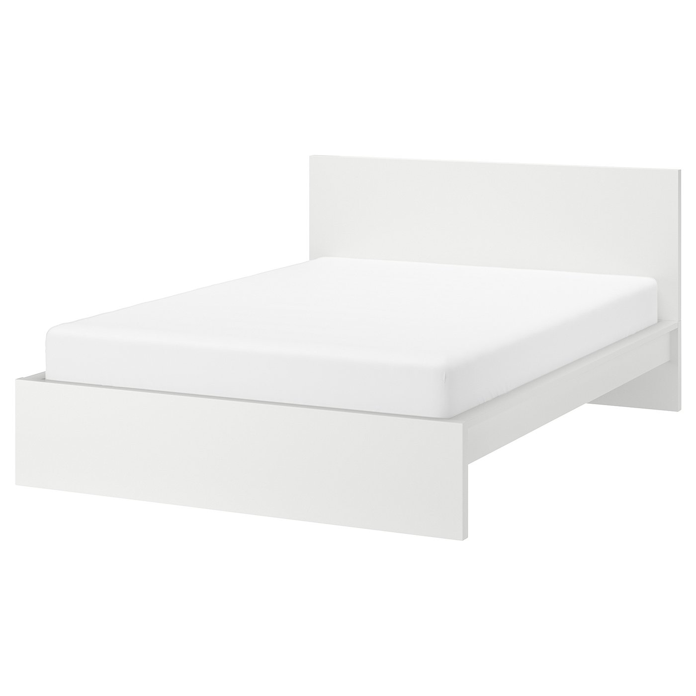 MALM bed frame, white/Luröy, Queen - IKEA