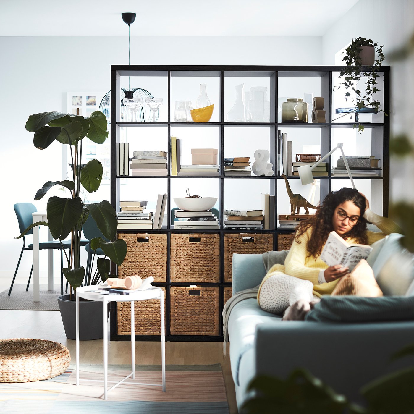 KALLAX shelf unit, black-brown, 715/8x715/8