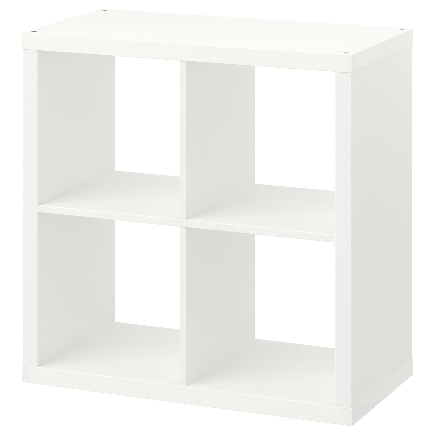 KALLAX shelving unit, with 2 doors/with 2 shelf inserts white, 301