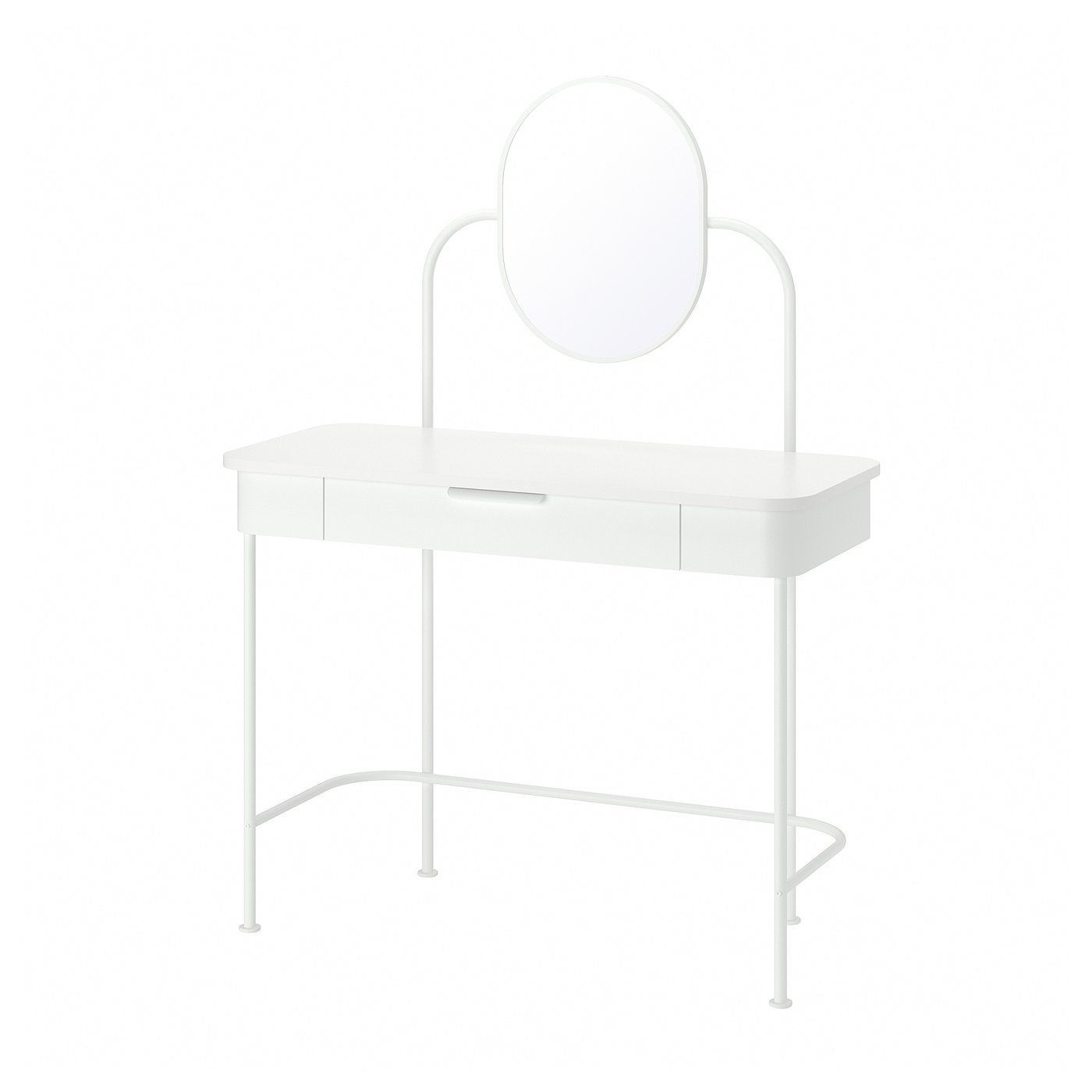 GRÅFJÄLLET dressing table, white, 393/8x161/2