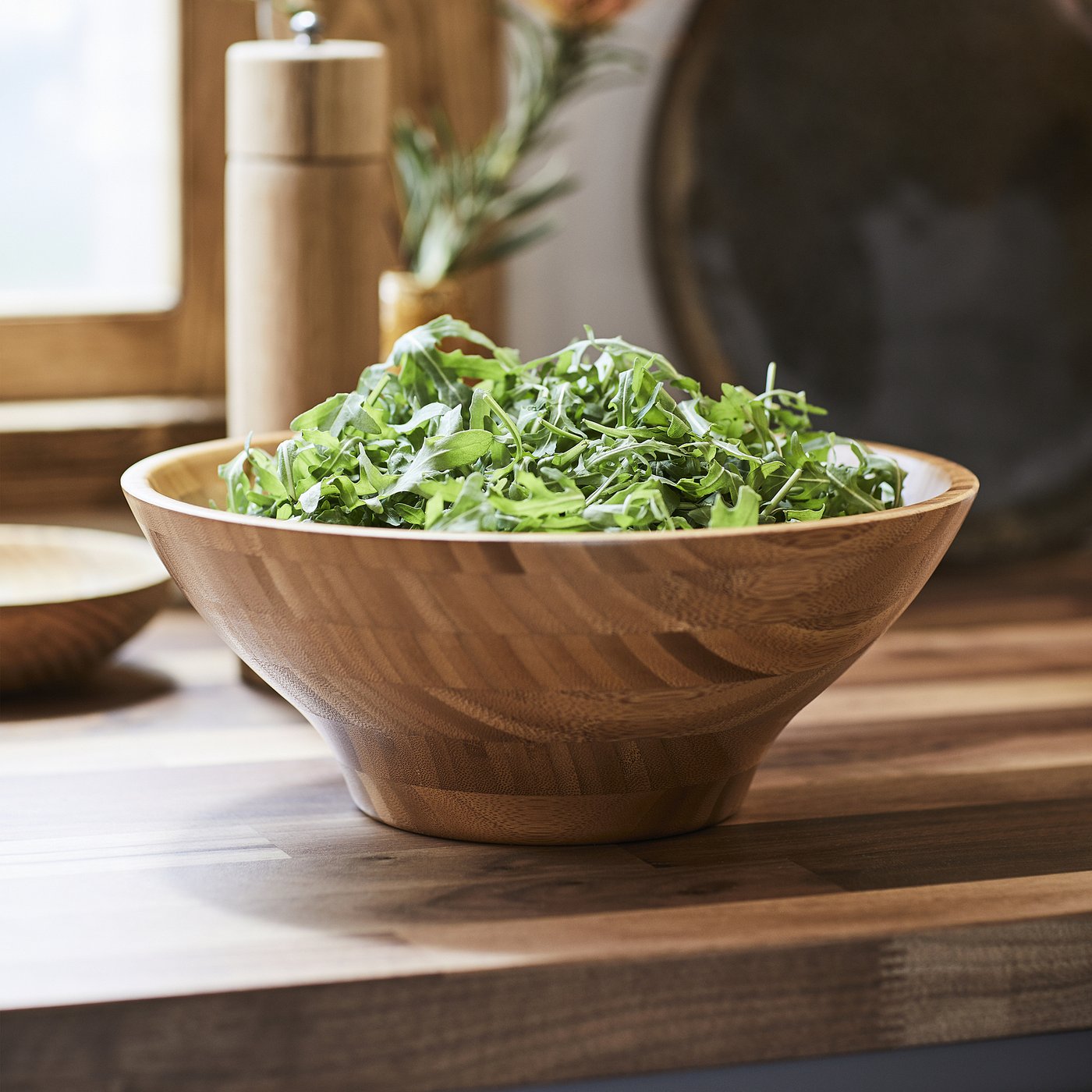 GRÖNSAKER serving bowl, bamboo, 11
