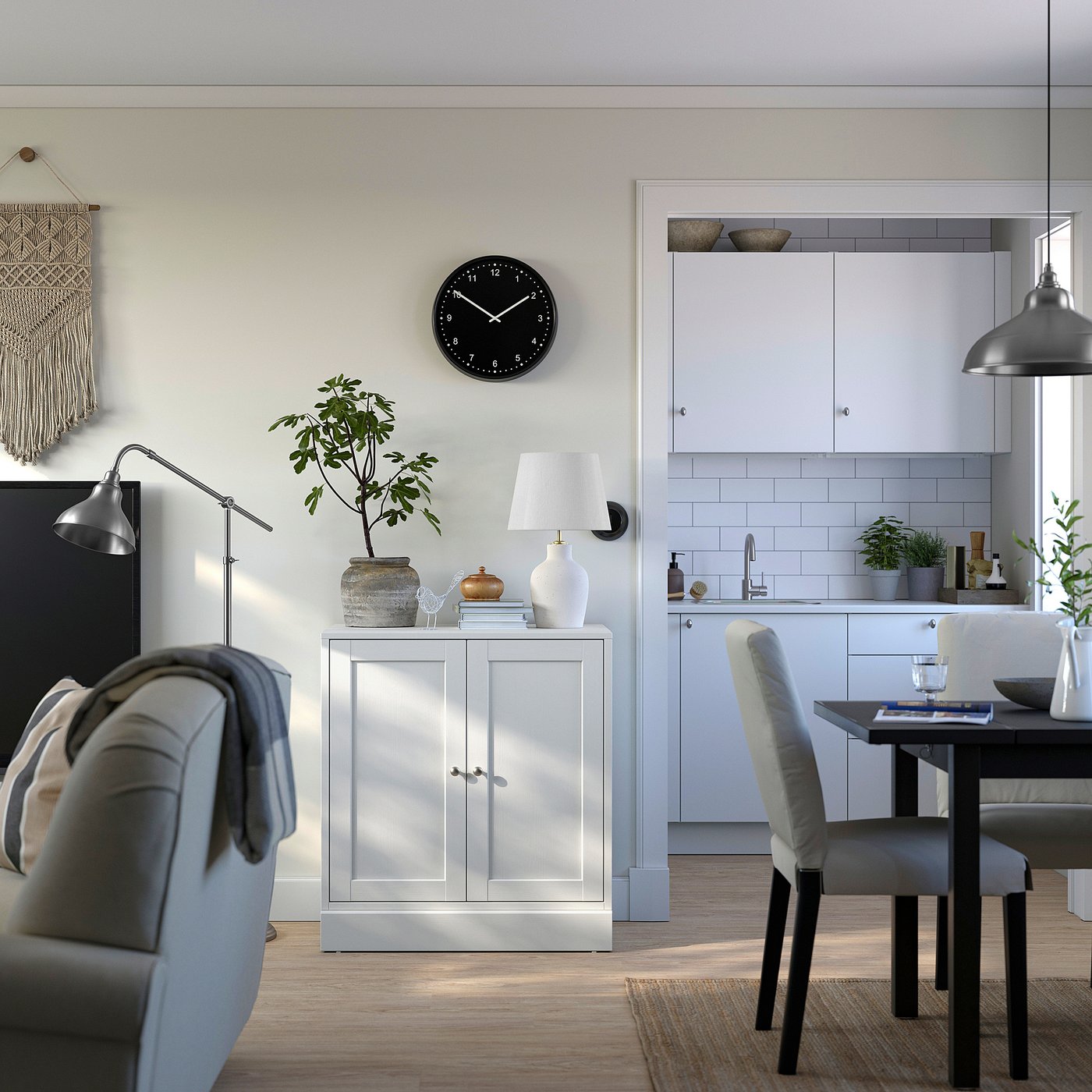 HAVSTA cabinet with base, white, 317/8x181/2x35