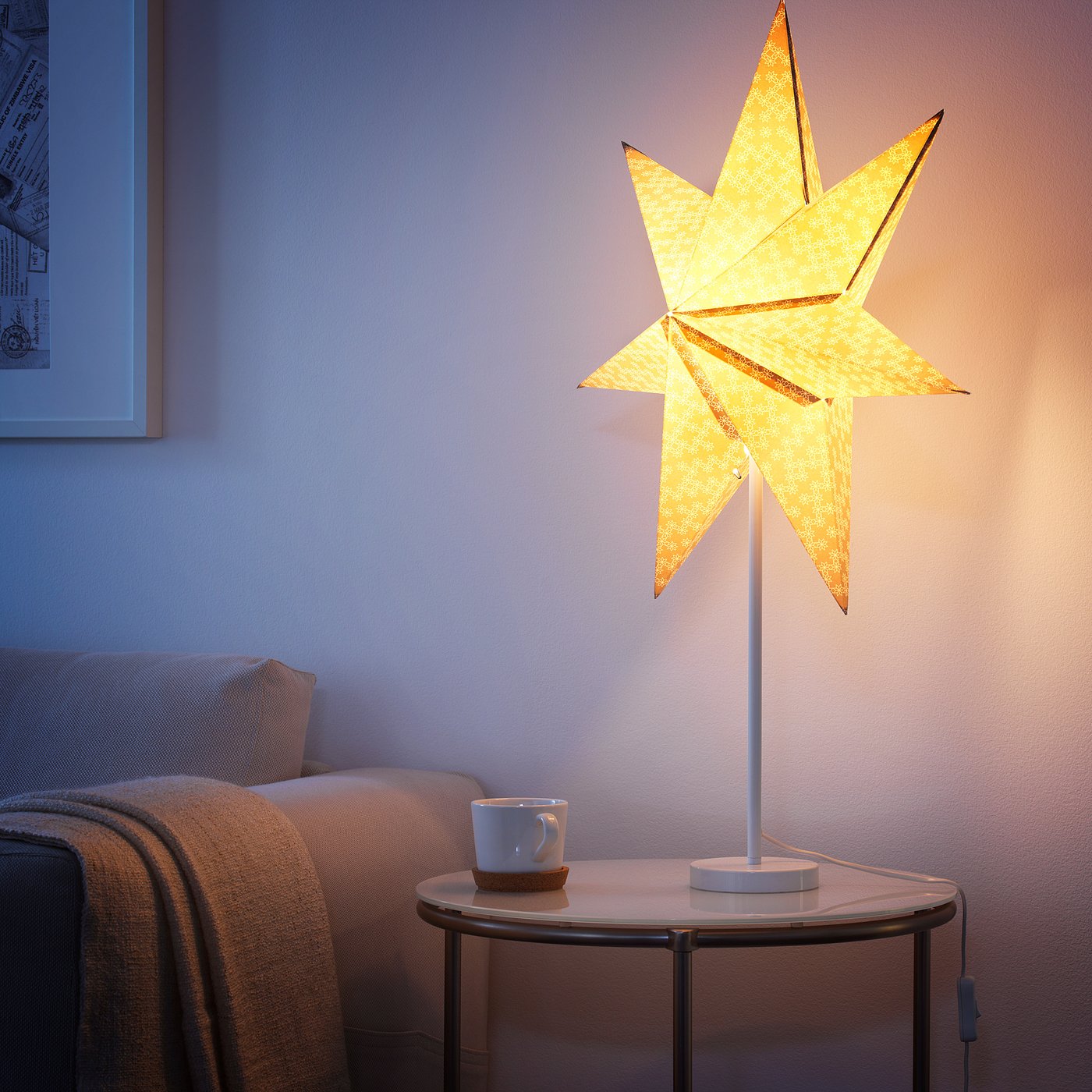 STRÅLA table lamp base, white - IKEA