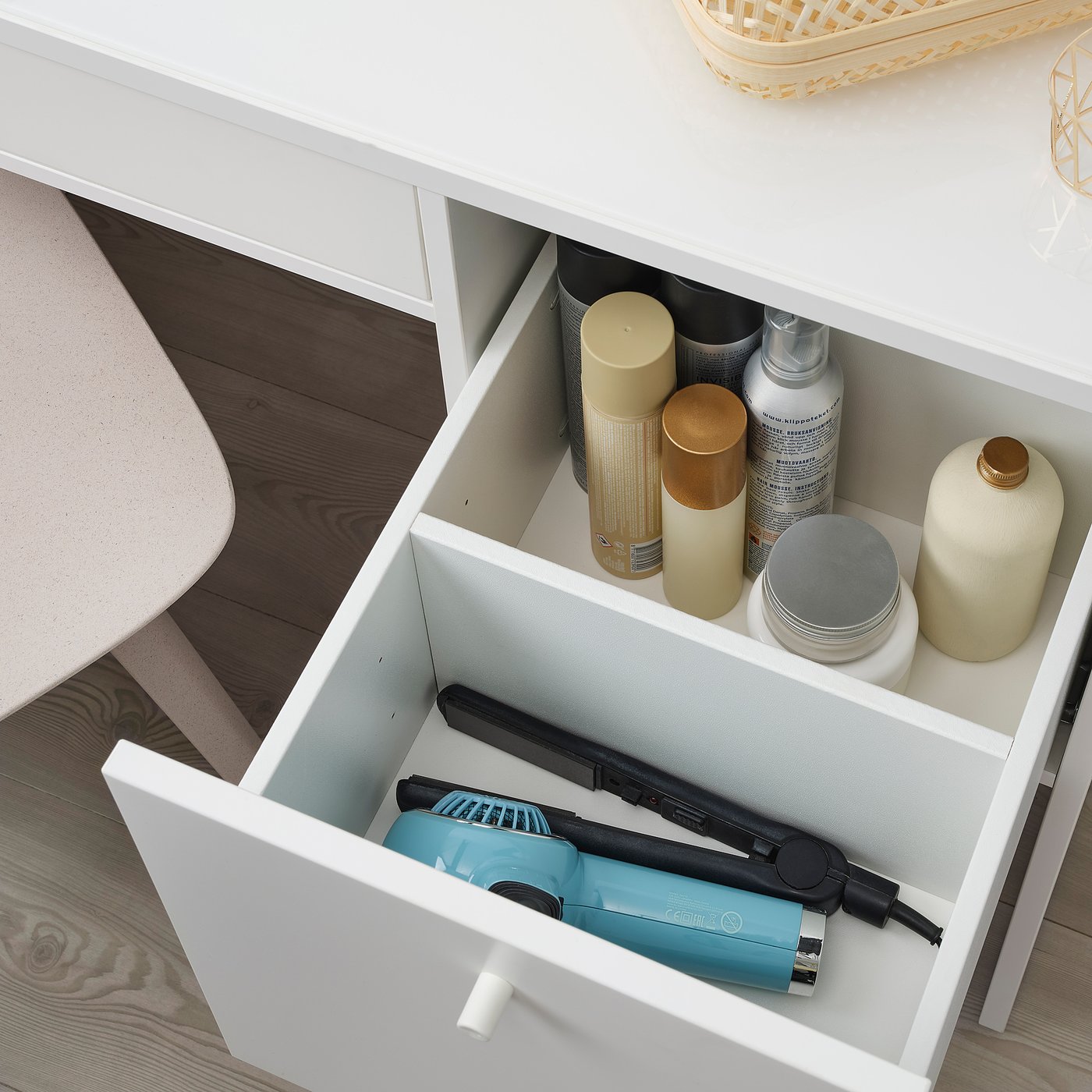 SYVDE dressing table, white, 391/2x19