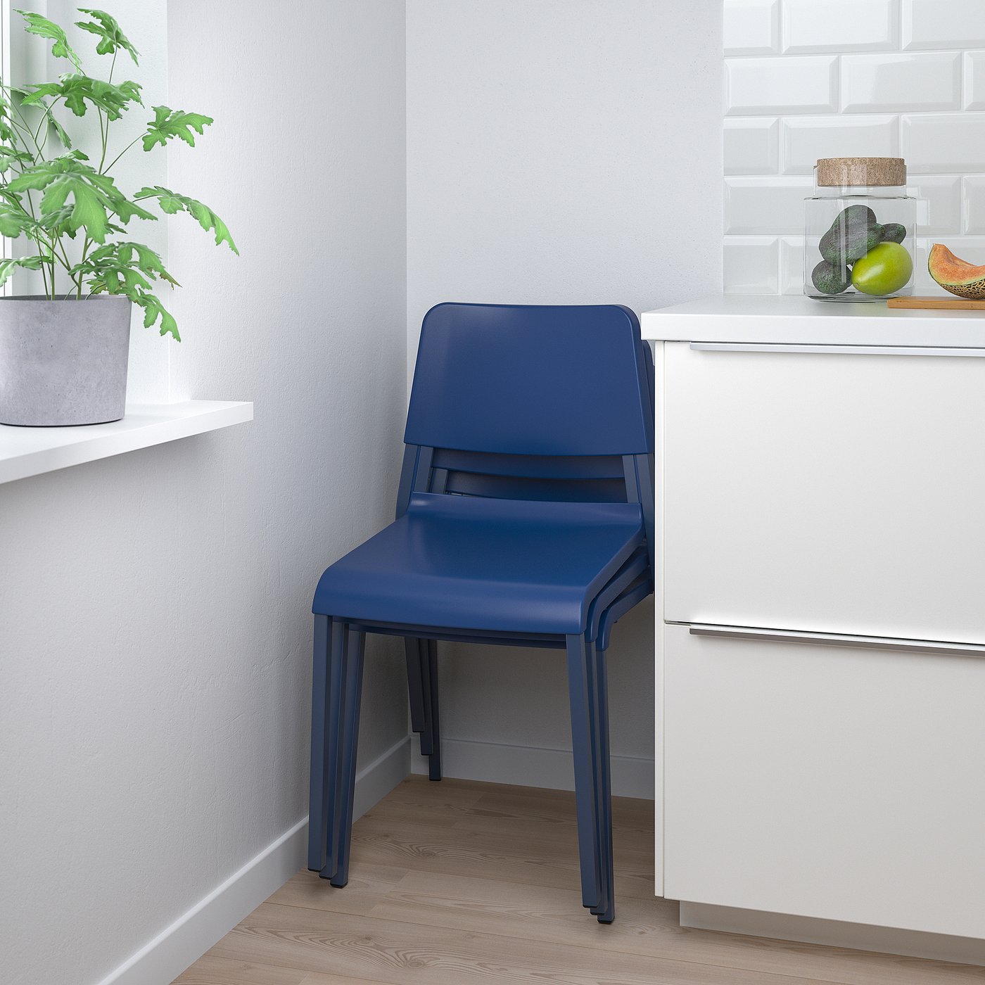 TEODORES chair, blue - IKEA