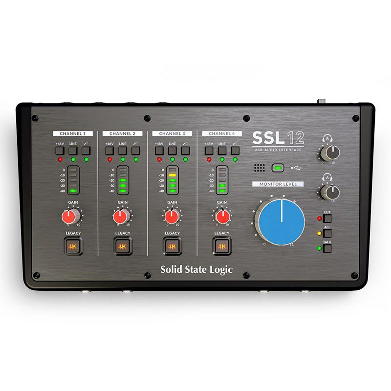 Solid State Logic】4Kスイッチ搭載の4つのマイク/ライン入力を備えた