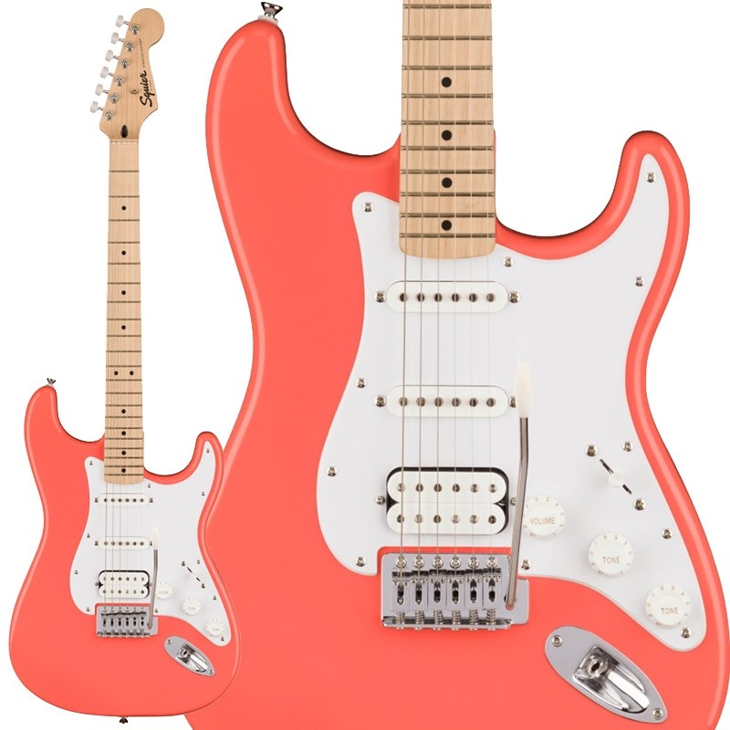 Squier by Fender Squier Sonic Stratocaster HSS (Tahitian Coral